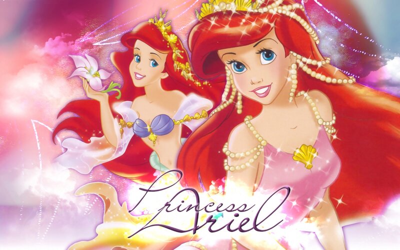 Princess Ariel Character — Red