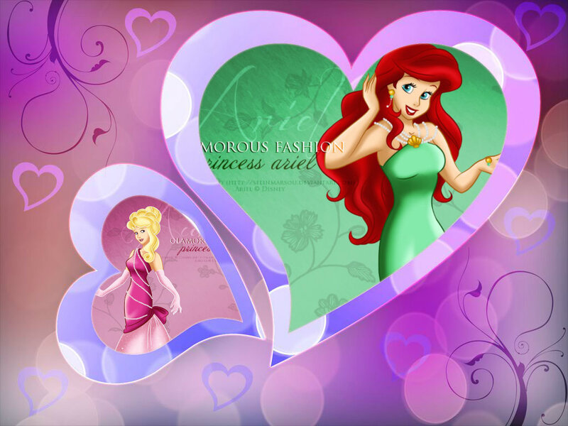 Princess Ariel in Dress — Purple
