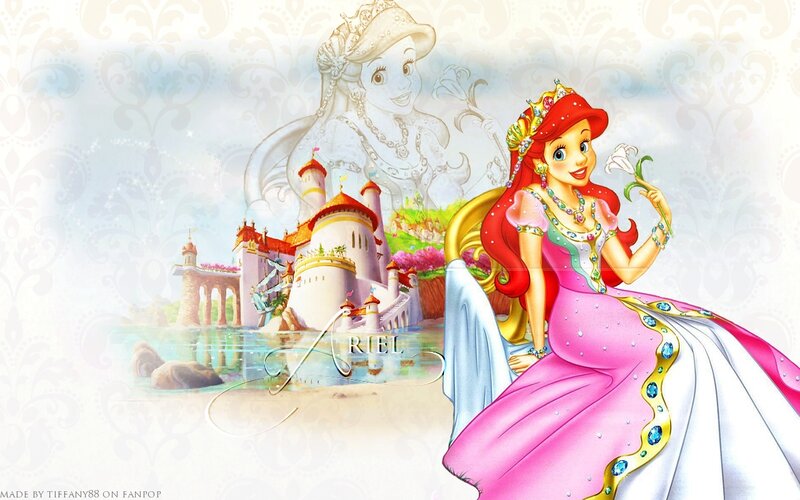 Princess Ariel in Pink Dress — Serene