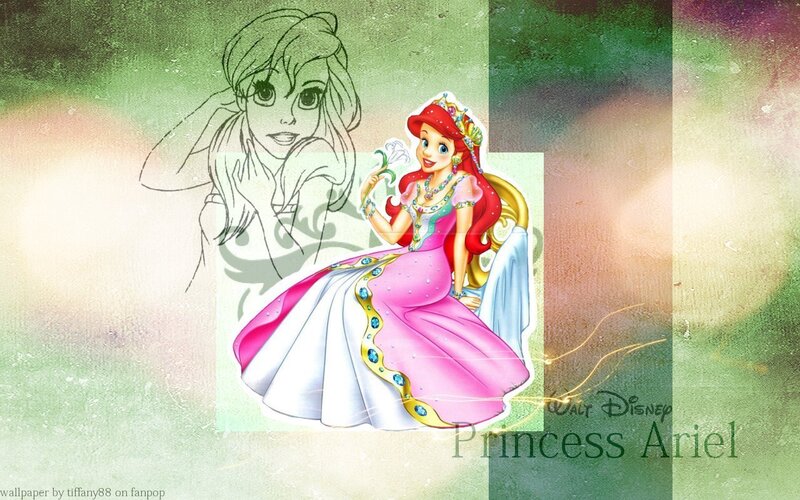 Princess Ariel in Pink Dress