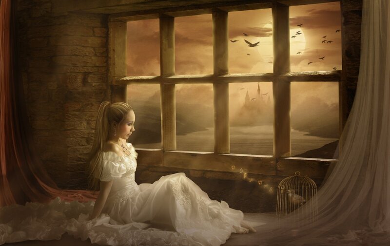 Princess at the window