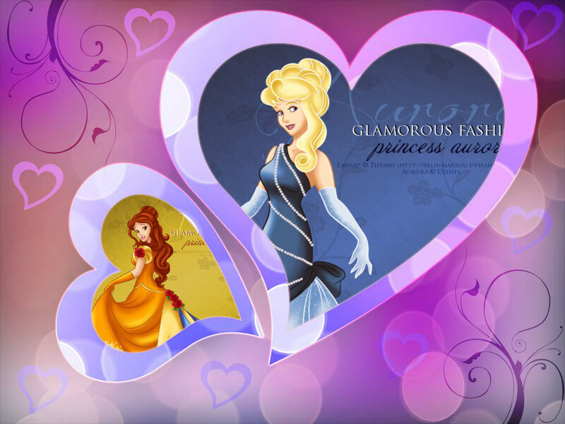 Princess Aurora and Belle