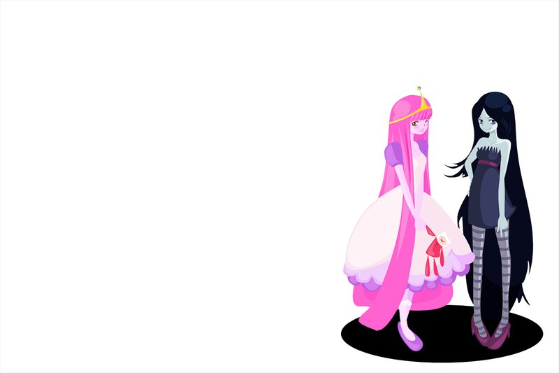 Princess Bubblegum and Marceline — Pink