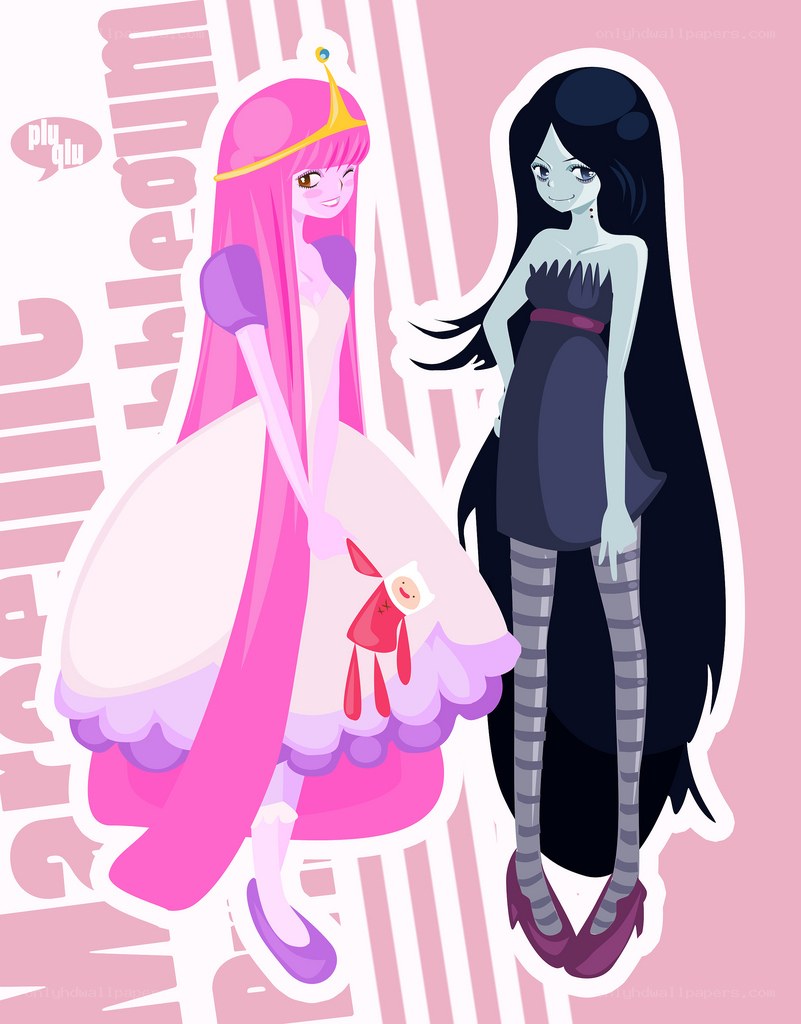 Princess Bubblegum and Marceline