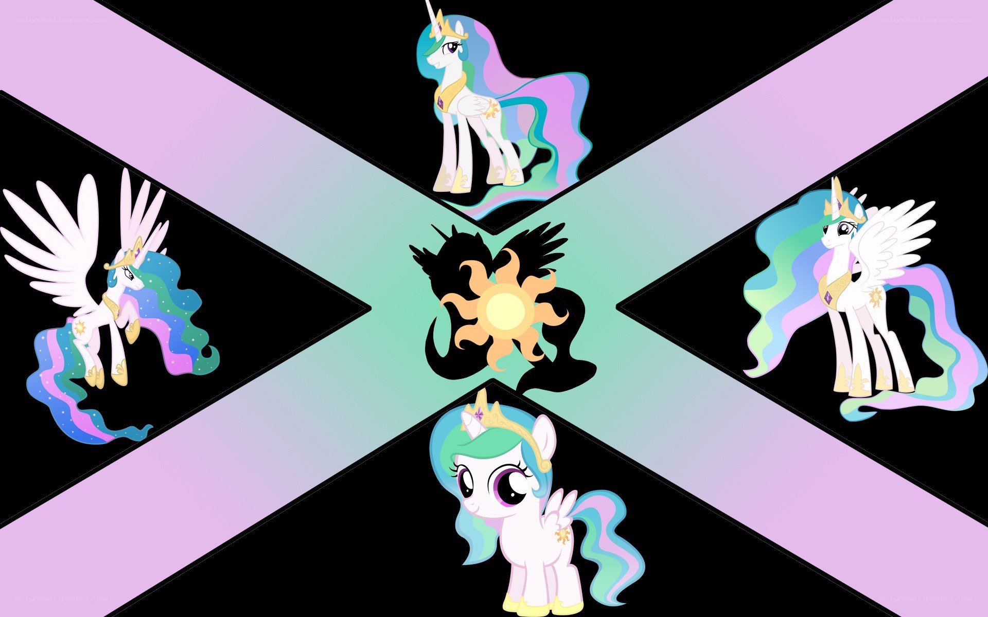 Princess Celestia and Luna