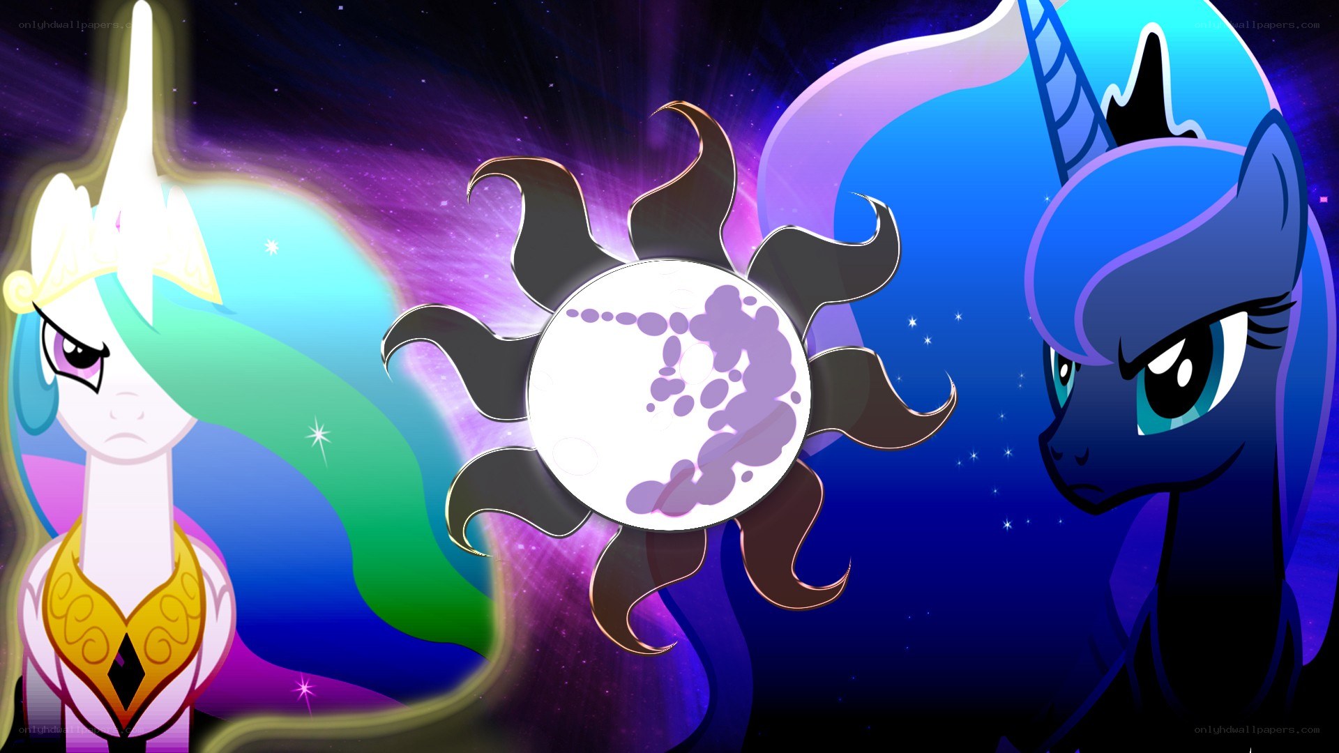 Princess Celestia and Luna