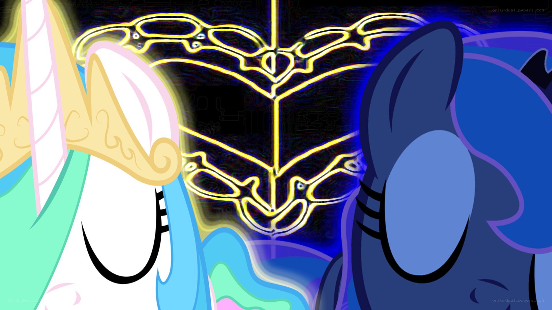 Princess Celestia and Luna