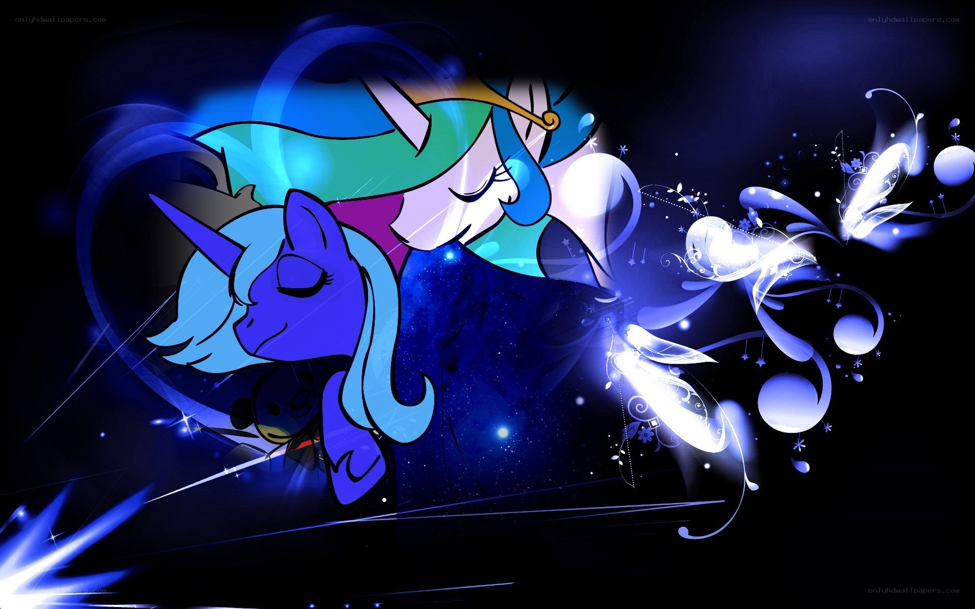 Princess Celestia and Luna artwork