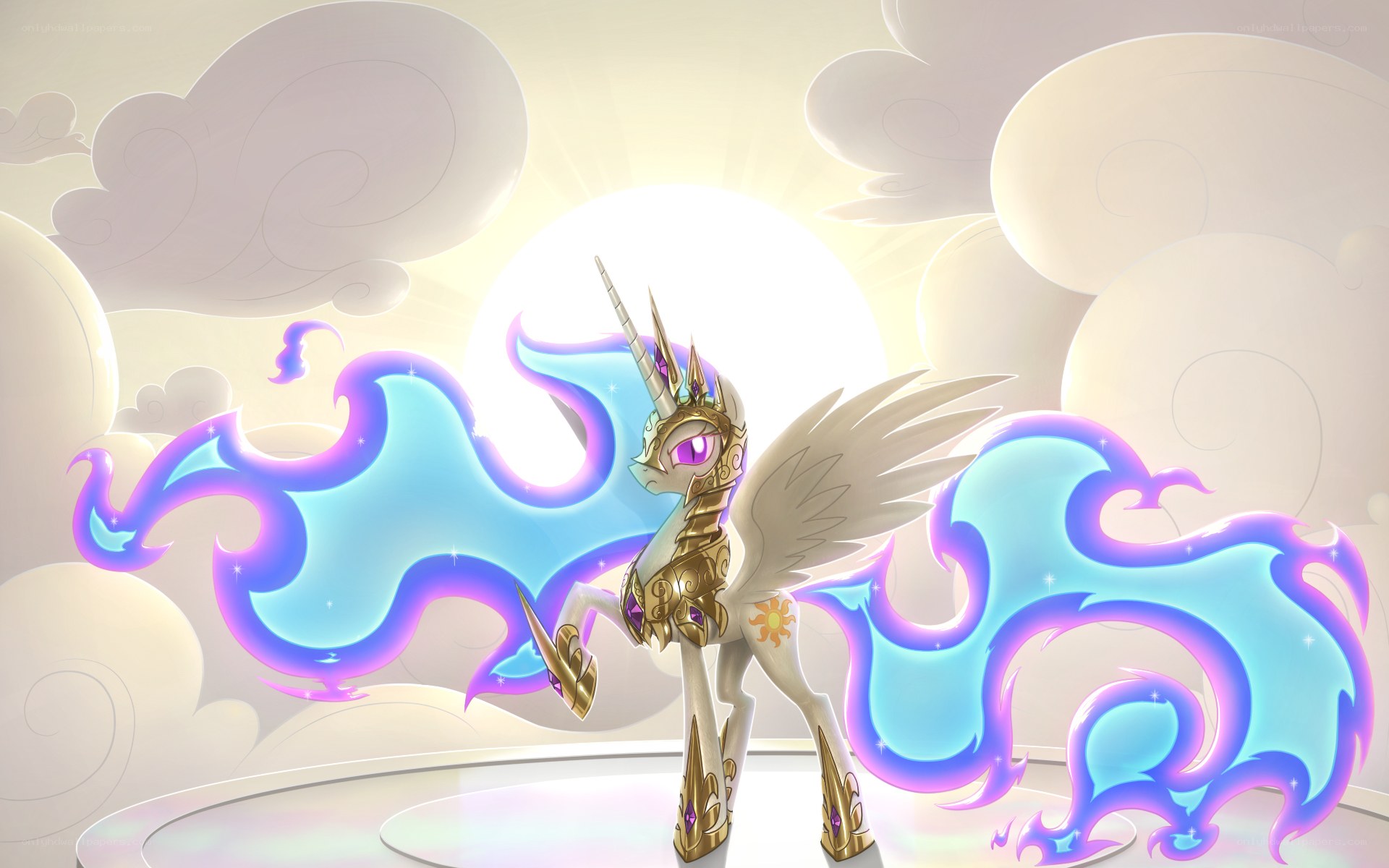 princess celestia in armor