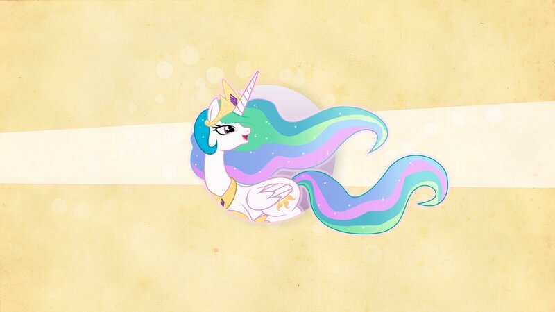 Princess Celestia Pony — Yellow