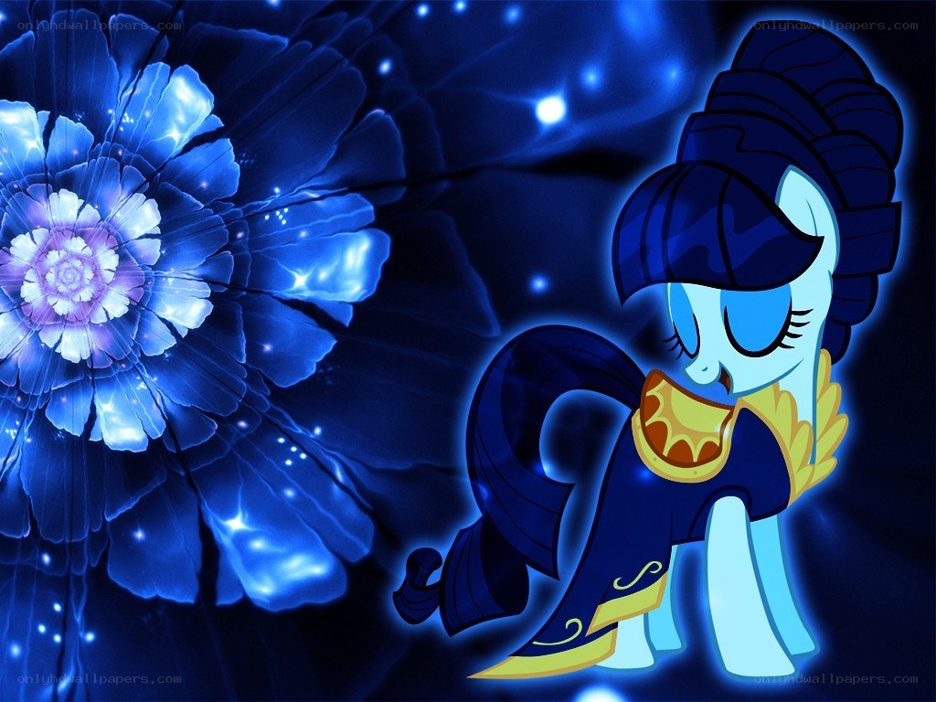 Princess Celestia with glowing flower