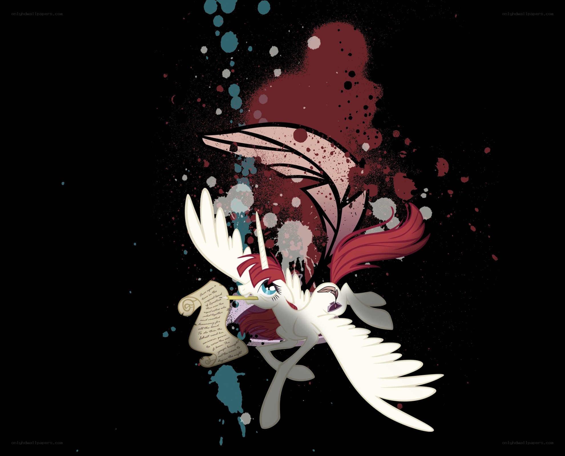Princess Celestia with scroll