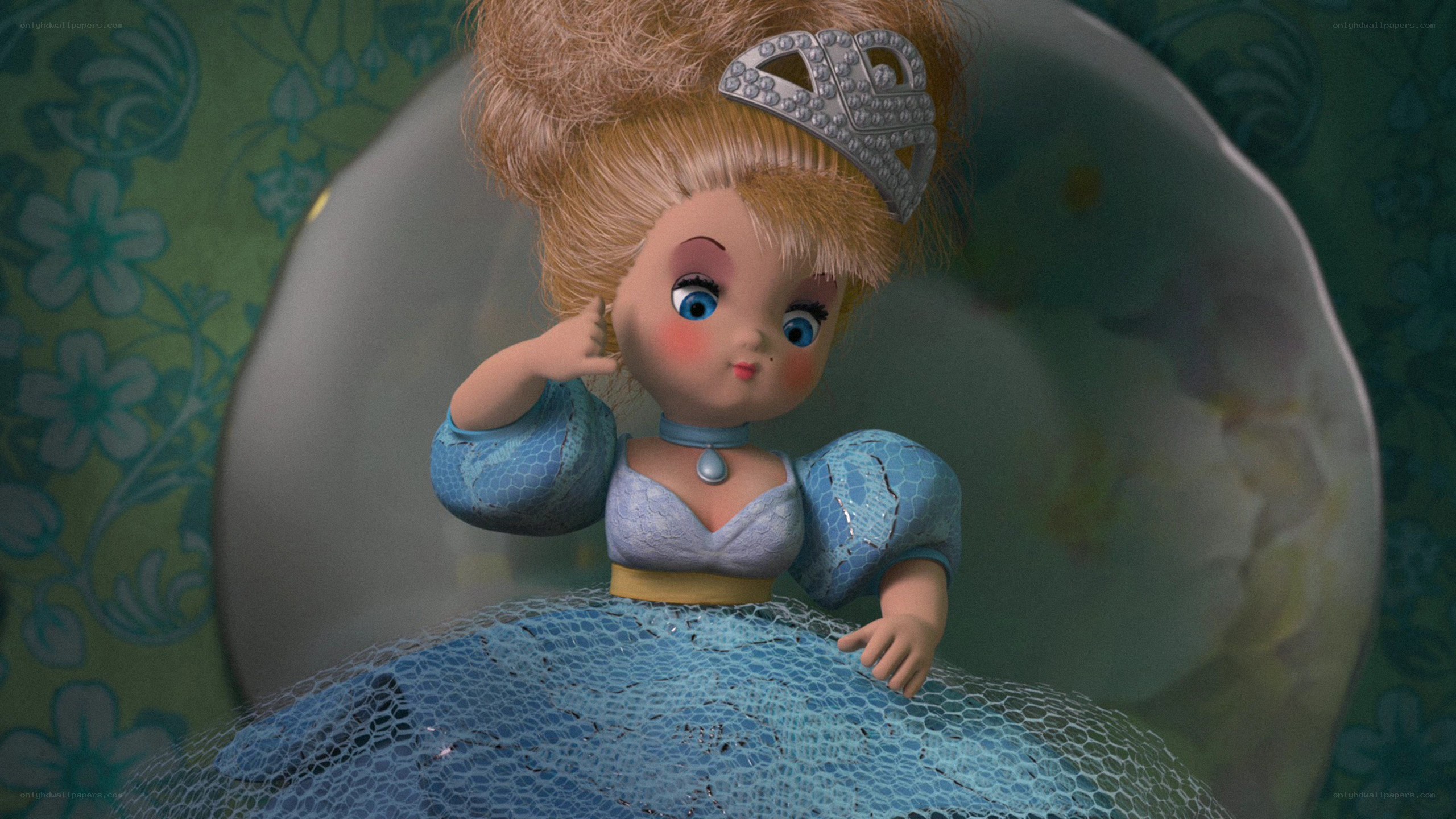 princess doll in a teacup