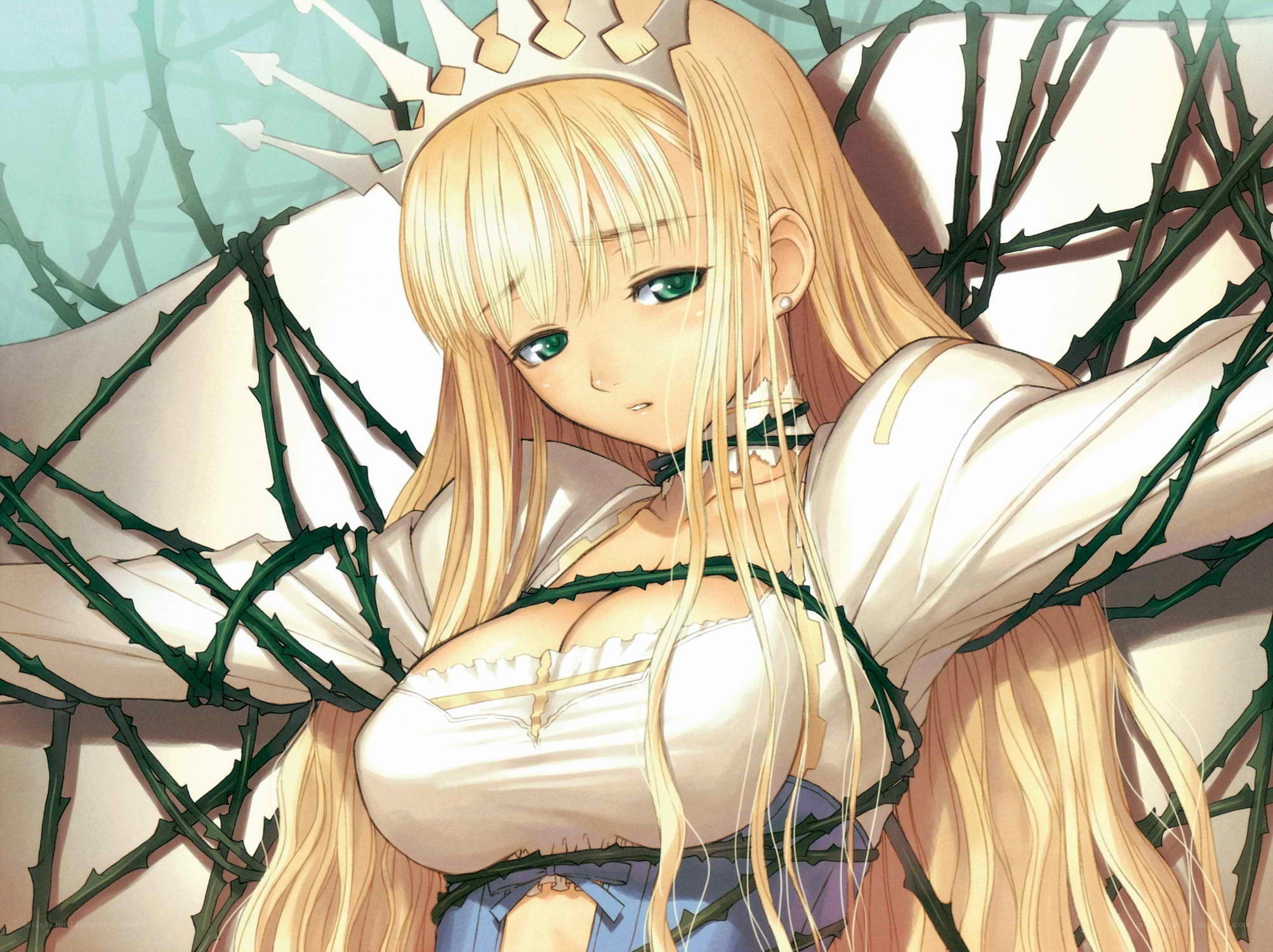 princess entangled in thorns