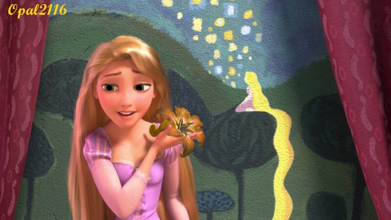 Princess Holding Flower