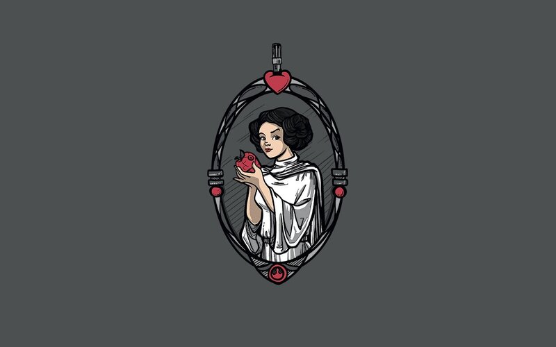 Princess Holding Red Apple