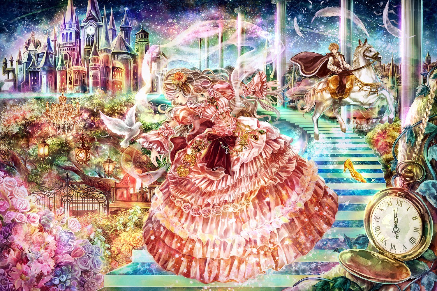 Princess in a magical garden