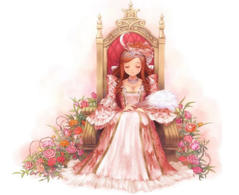 Princess in a Throne