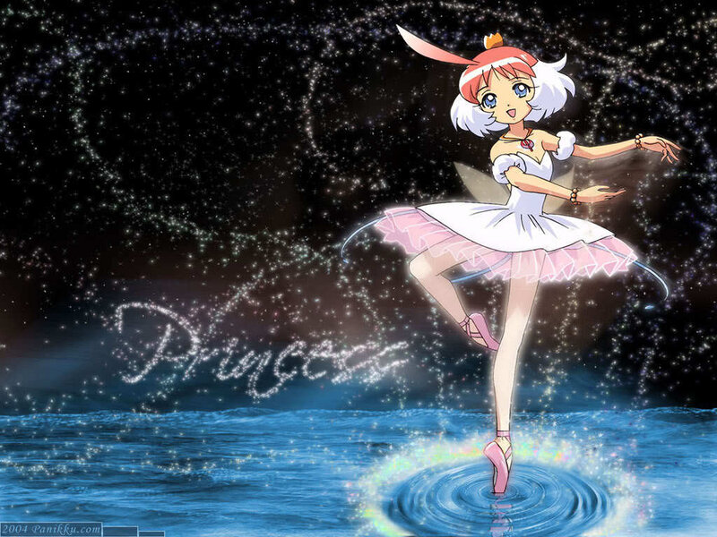 Princess in ballet pose