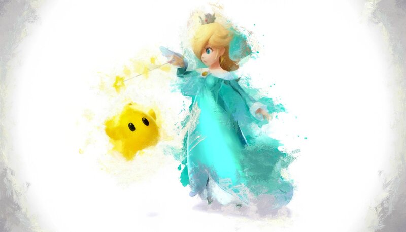 Princess in Blue Dress — Magical, Digital Art