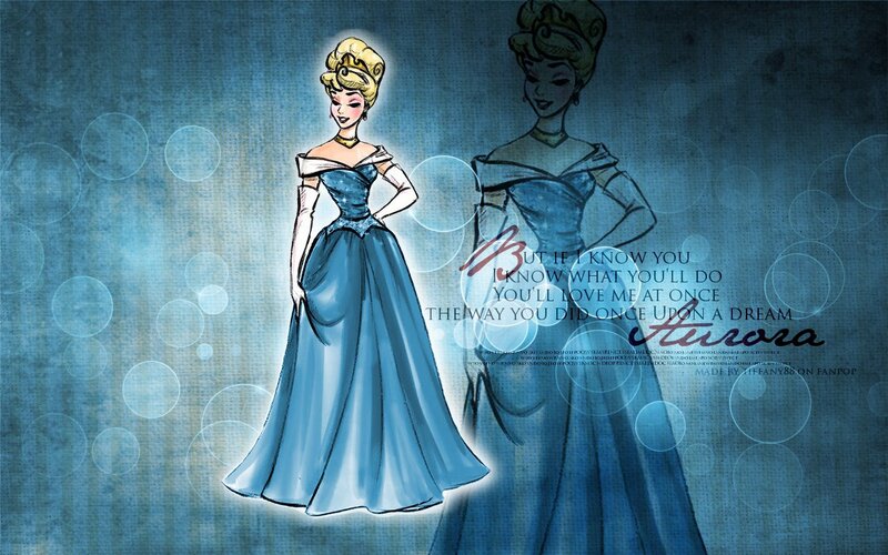 Princess in Blue Gown — Dreamy