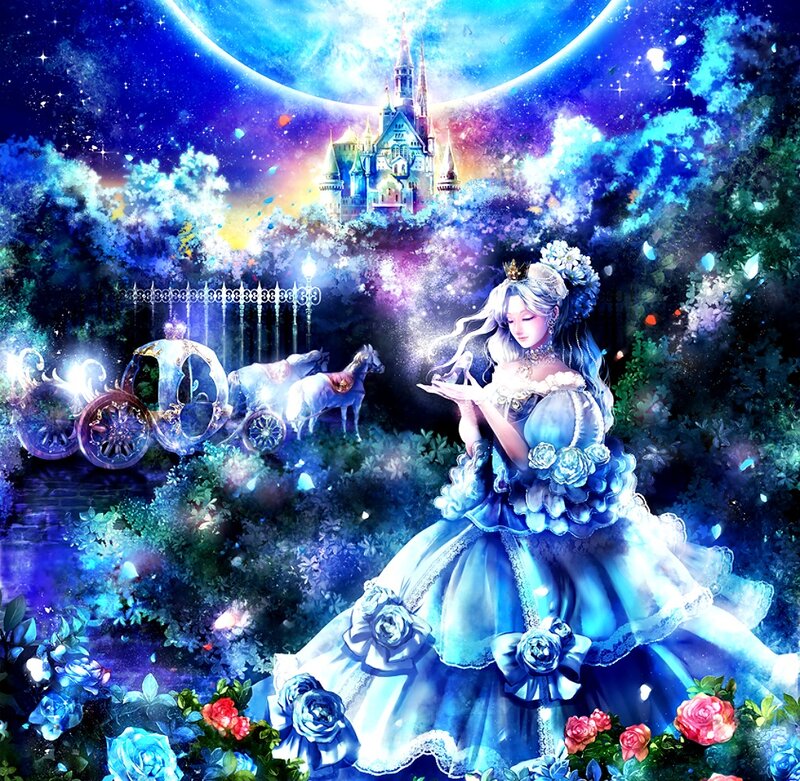 Princess in Blue Gown — Magical