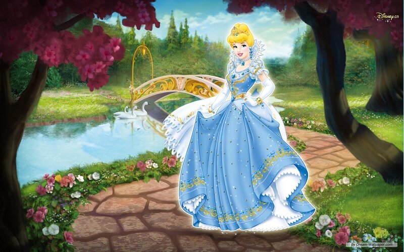 Princess in Blue Gown — Serene