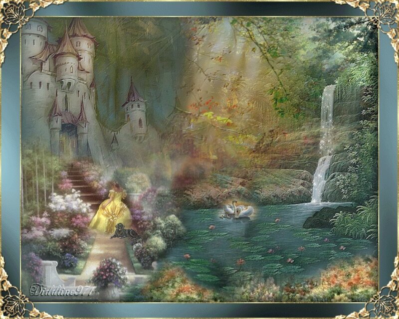 Princess in Garden — Green