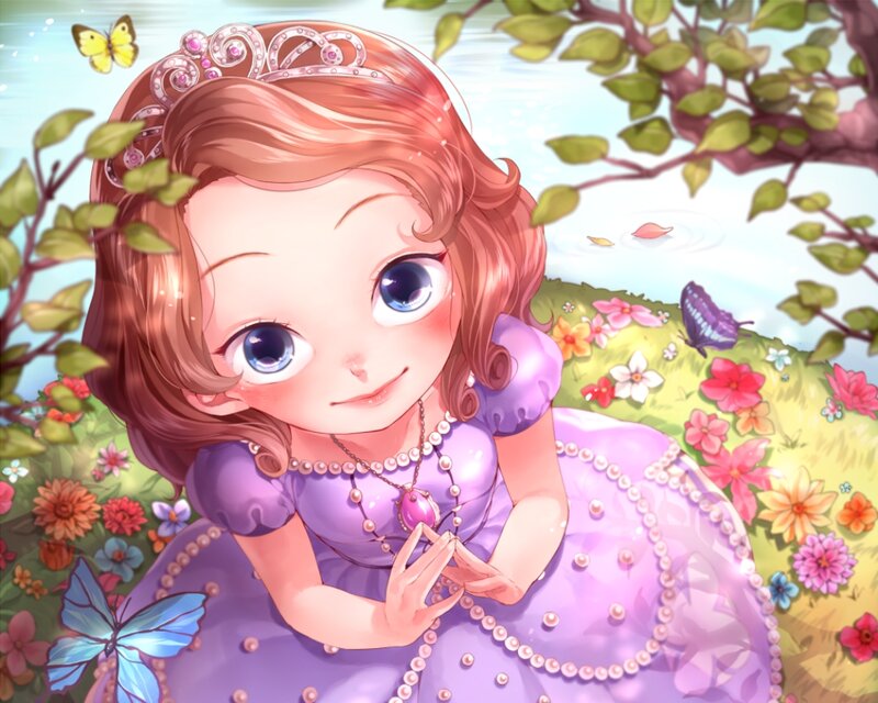 Princess in Garden