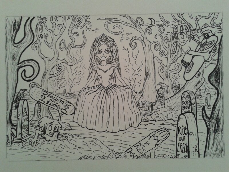 Princess in Graveyard