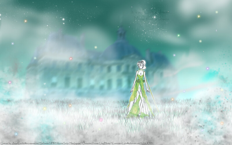 Princess in Green Dress
