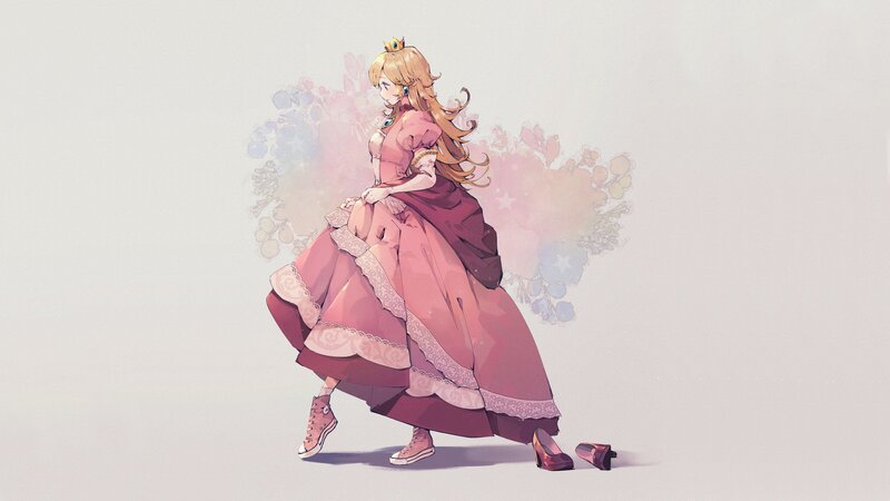 Princess in Pink Dress — Calm