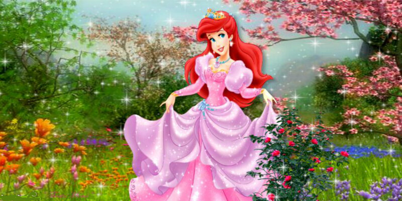 Princess in Pink Dress — Serene, Spring