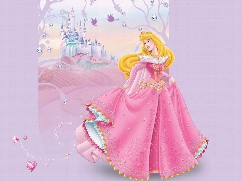 Princess in Pink Gown