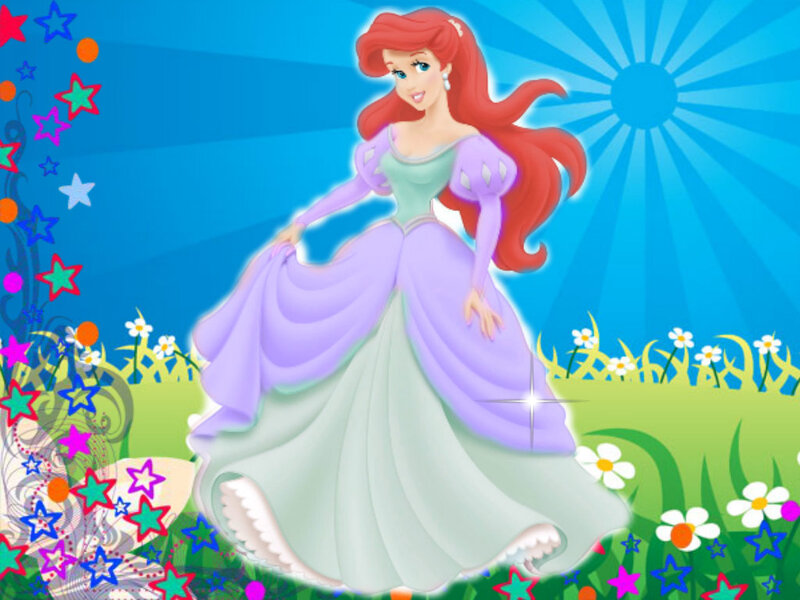 Princess in Purple Dress — Blue