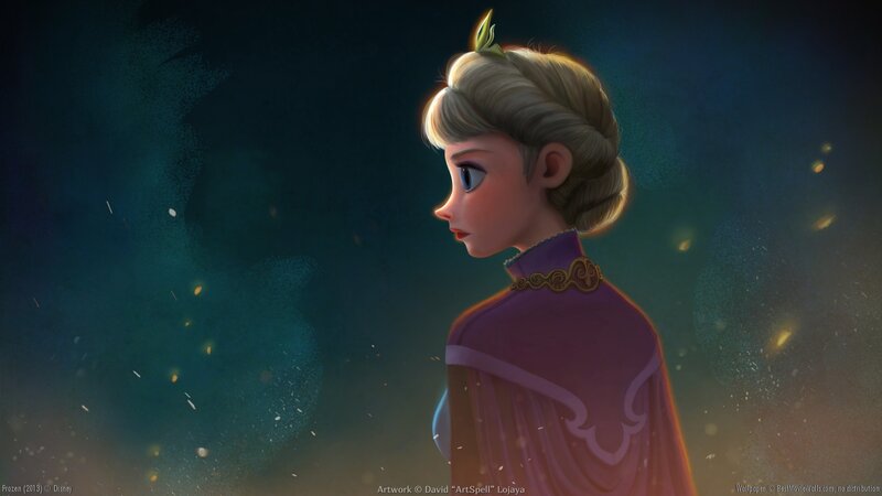 Princess in Purple Dress — Dramatic