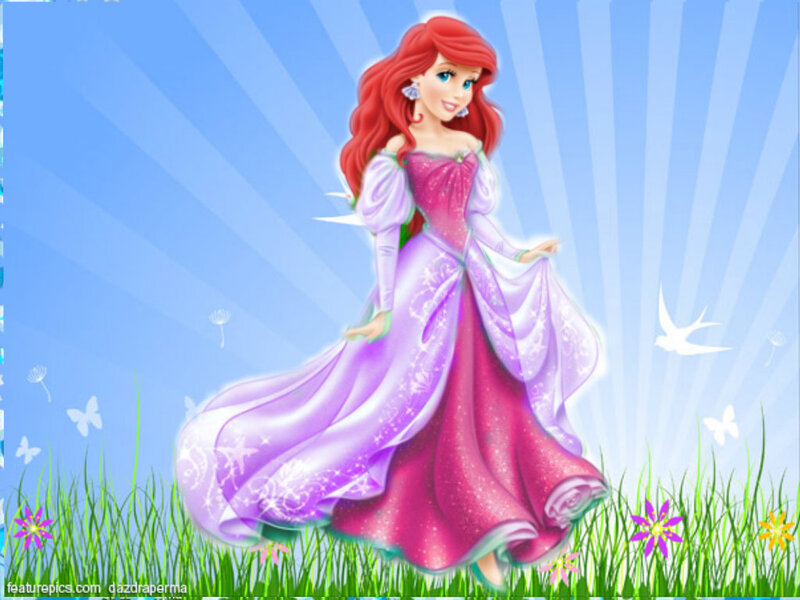Princess in Purple Dress — Serene