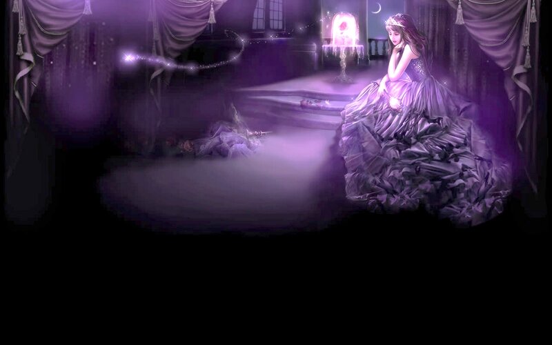 Princess in Purple Gown — Dreamy