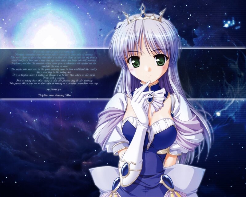 princess in starry night