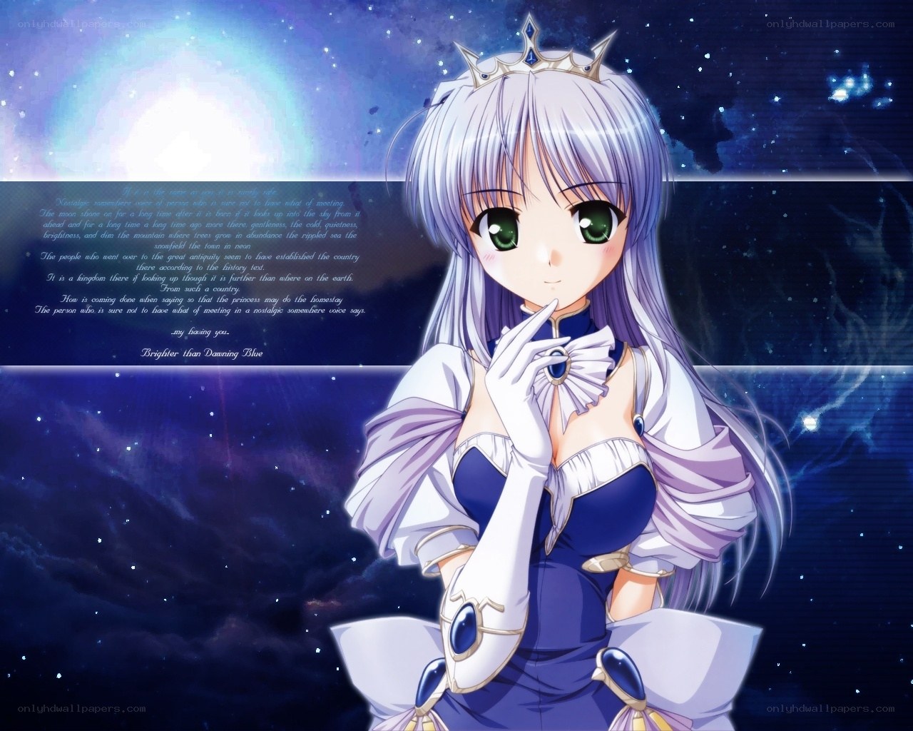 princess in starry night