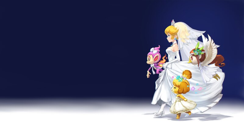 Princess in Wedding Dress — White