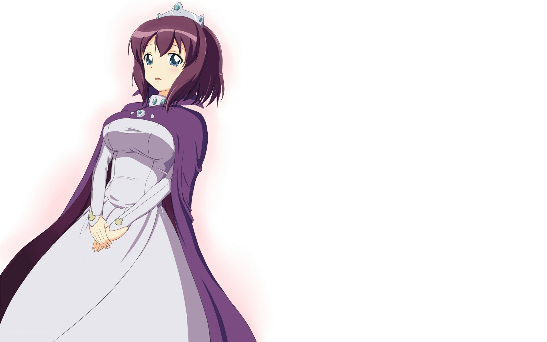 princess in white and purple