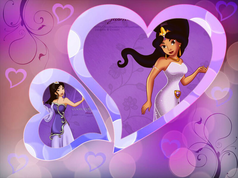 Princess in White Dress — Purple, Romantic