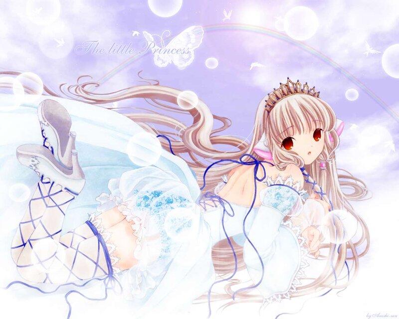 Princess in White Dress — Purple