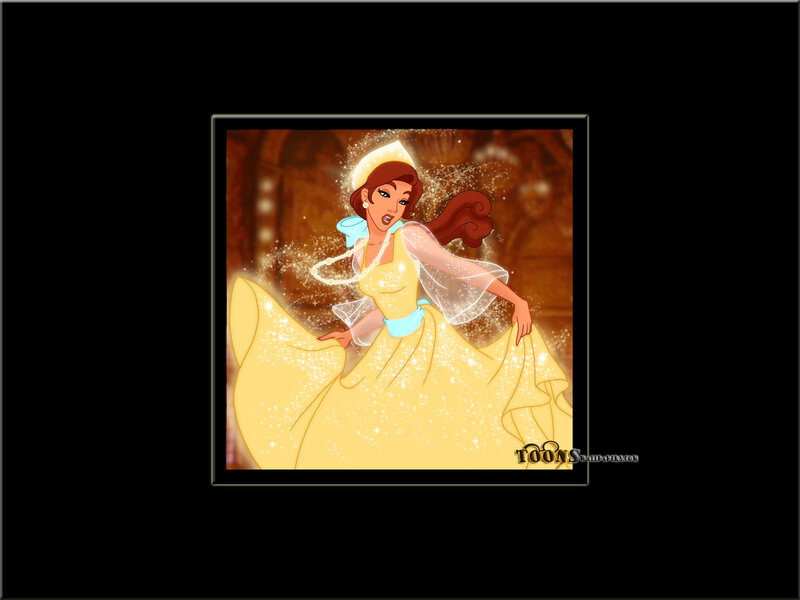Princess in Yellow Dress