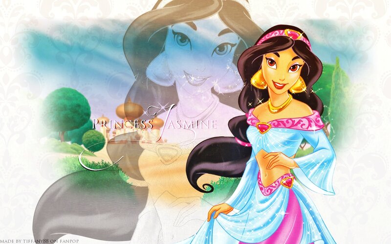 Princess Jasmine — Blue, Serene