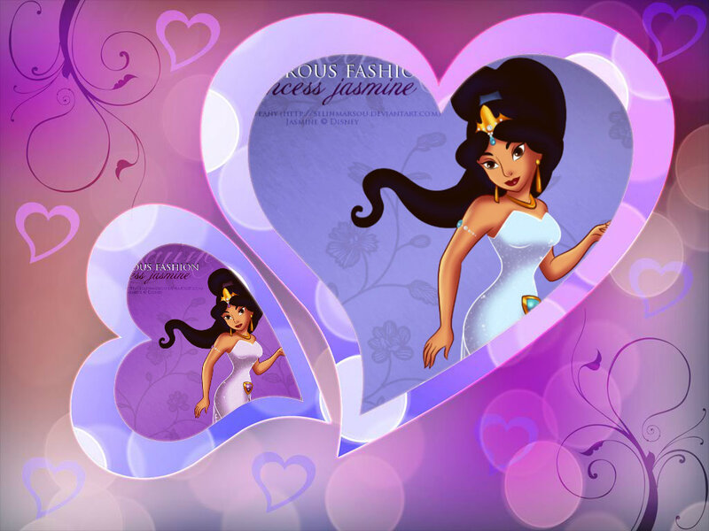 Princess Jasmine in White Dress