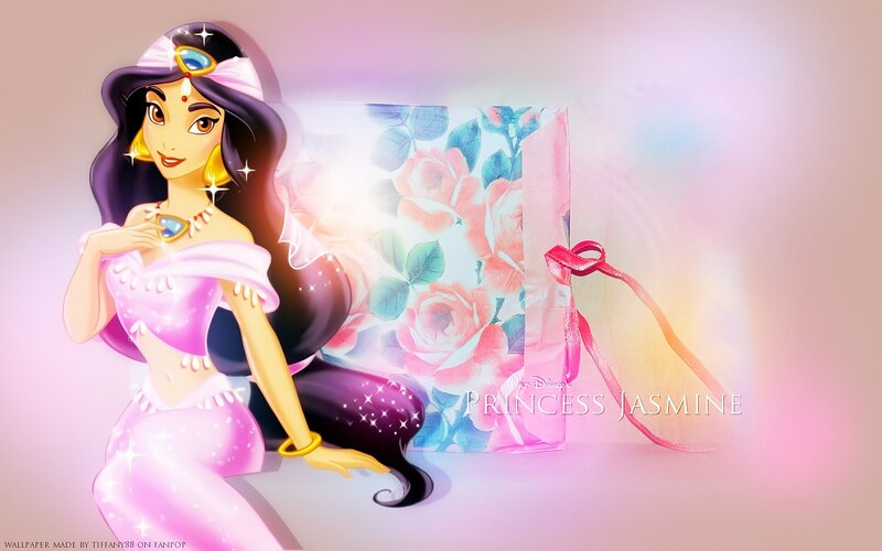 Princess Jasmine with Gift