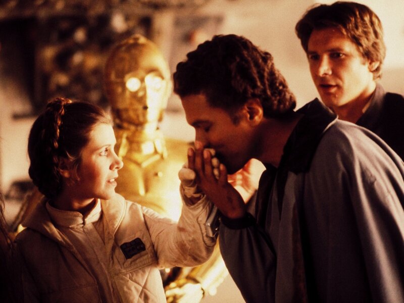 Princess Leia and Han Solo
