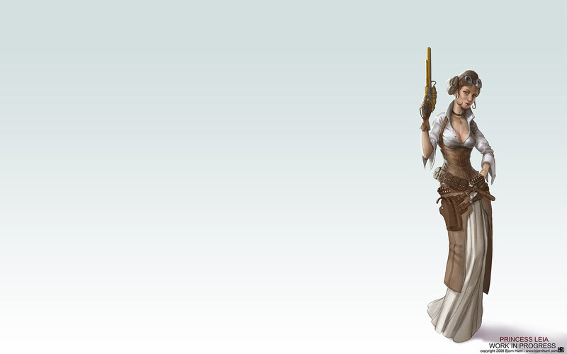 Princess Leia concept art